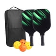 thumbnail image 2 of bedienty Pickleball Racket Set Lightweight Racket And Balls Portable Storage Makes Gift For Sports Enthusiasts 4 Pickleball Balls, 2 of 6