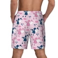 thumbnail image 2 of Lsque Mens Swim Trunks Cartoon Poodle Dog Pattern - Bathing Suit Compression Liner - Beach Swim Shorts Swimwear - (S-3XL) - Stretch Quick Dry -Small, 2 of 9