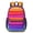 Black-2, variant on 17 Inch Lightweight Backpack,PVC Waterproof Oxford Fabric, Ergonomically Designed, with Large Capacity, Vibrant Rainbow Print