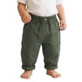 thumbnail image 6 of LYHaoo Boys Cargo Pants Style Casual Trousers With Multiple Pockets Comfortable Loose Fit Long Pants For Kids And Youth Outdoor School Wear School Pants for Boys(Green), 6 of 6