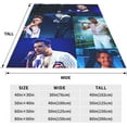 thumbnail image 5 of Liams Music Payne Flannel Blanket Air Conditioning Blanket Nap Blanket Sofa Throw Blanket Throw Blankets 50"X40", 5 of 6
