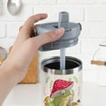thumbnail image 6 of Frog Tumbler with Straw 30oz Insulated Mushroom Tumbler with Lid Cute Mugs Cup with Handle Frog Gifts for Women, 6 of 6