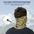 thumbnail image 4 of Neck Gaiter Face Cover Scarf, Monstera Leaves Soft Face Sun Mask Cover Scarf Headband Cooling Sweat Absorbing Bandanas Hiking Cycling Running, 4 of 7