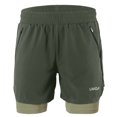 thumbnail image 7 of Men 2 In 1 Running Shorts Quick Drying Breathable Active Training Exercise Jogging Marathon Cycle Shorts, 7 of 7
