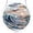 B004- Clear (D), variant on Home Window Decoration, Stained Glass Window Hanging, Nature Wall Art for Home Wall Decor, Spring Home Decor Indoor, 7.5 Inch Diameter Thick Single Layer 2D Ocean Scenery