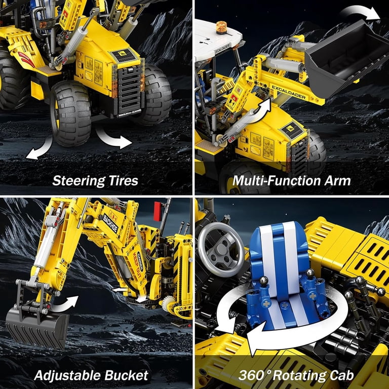 Loader Building Set Toy Excavator 22018 Excavator Toy 2231