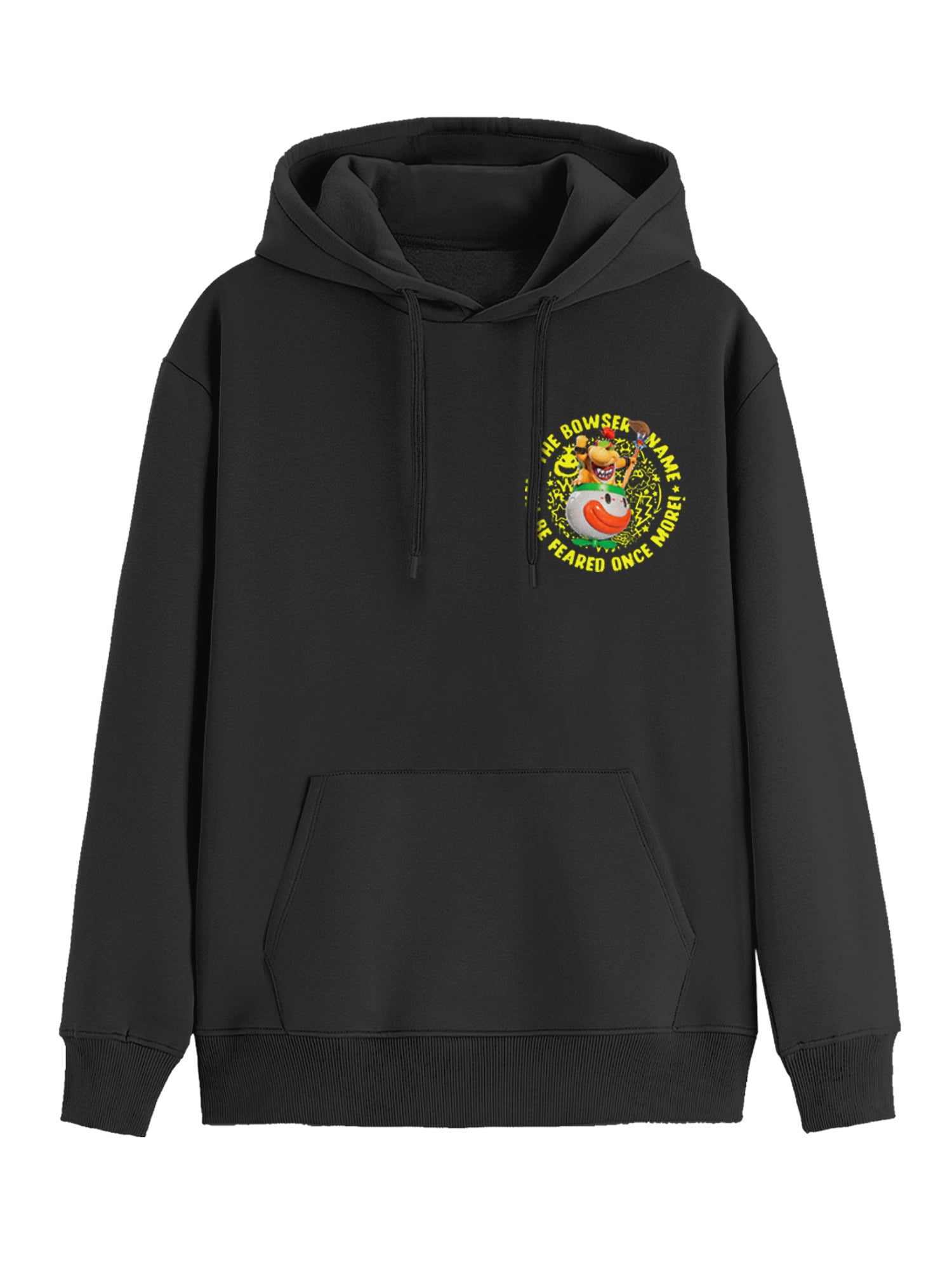 Super Mario Galaxy, Men's & Big Men's Graphic Hoodie, Bowser, Sizes S-3XL