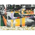 thumbnail image 2 of Gachaga, Vincent 32x25 White Modern Wood Framed Museum Art Print Titled - Say I took a taxi, 2 of 4