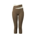 thumbnail image 4 of Oalirro Women's Matching Hip Lifting High Waist Exercise Pants Yoga Capris Pants, 4 of 4