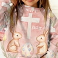 thumbnail image 6 of ITSAME Easter Sweatshirt for Girls, Round Neck Fashion Print Long Sleeve Festival Casual Comfortable Top Multicolor 14-15T, 6 of 6