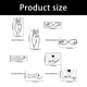 thumbnail image 3 of Valentines Day Wall Sticker Adhesive Black Holding Hand Heart PVC Decal Home Decors Creative Wall Art Murals Accessory Multicolor, 3 of 4