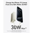 thumbnail image 3 of Anker Nano Power Bank, 10K Portable Charger with Built-in USB-C Cable, PD 30W Max Output with 1 USB-C, 1 USB-A, Compatible for iPhone 16/15 Series, MacBook, Galaxy, iPad, and More, 3 of 6