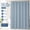 Blue Fog, variant on Short Fabric Shower Curtain Liner 72x60 inches, Machine Washable, Hotel Quality, White Bathroom Curtain with Grommets