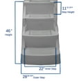 thumbnail image 2 of Champlain Drop-In Steps for Above Ground Pools, Gray, 2 of 4