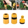 thumbnail image 2 of 3Pack Garden Water Hose Pipe Tap Connector Conection Fitting Adaptor Tab Connect, 2 of 10