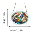 thumbnail image 3 of Acrylic Puzzles Suncatcher Stained Glass Window Hanging Decor, Sun Catcher Kit Home Decor for Window Garden Hanging, Suncatcher Kits for Women & Men Birthday Home Decor, 3 of 6