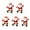 B, variant on AnuirheiH 5PCS 2022 Christmas Hanging Ornaments Christmas Tree Pendant Lighted Pendant Faceless Santa Claus Pendant