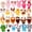 24pcs, variant on 36 Pack Small Stuffed Animals Bulk Gifts for Kids (2.3/2"-2.5/3.5" Each), Party Favors Toys for Girls, Easter Basket Stuffers Christmas Stocking Plushies (36PCS)