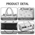thumbnail image 4 of Large Capacity Tote Bag,Halloween Spider Web Pattern Handbag Fashion Luxury Tote Bag,15.7"x13"x 5.1" Inches,Laptop Compatible, 4 of 6