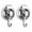B, variant on 2 Pcs Heavy Duty Vacuum Suction Cup Hooks Specialized Heavy Duty Suction Cup Hooks for Shower, Bathroom Robe Vacuum Glass Hooks, Reusable, No Hole Punched, for Garland Decoration, 2.36x1.38x3.32 Inch