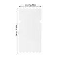 thumbnail image 2 of IFANLANDOR 1Pcs Blank Ticket for Printing Concerts and Parties Enhanced Sublimation Effect White Color Pet Material, 2 of 8