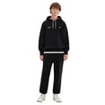 thumbnail image 4 of ellesse Chándal para hombre - TRACCOTA OH HOODY & JOG PAN SET, conjunto de sudadera con capucha y pantalones, logotipo, color liso Negro M (Medium), 4 of 6