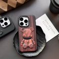thumbnail image 6 of For iPhone 17 Case, 3D Cute Bear Design Phone Case, Stylish and Protective Cover Compatible with Precise Cutouts, Shock-Absorbing and Anti-Slip Silicone Shell,  White/Black/Brown, 6 of 10