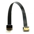 thumbnail image 3 of Chenyang CY CYFPV Dual 90 Degree Up Angled HDMI Type A Male to Male HDTV FPC Flat Cable for FPV HDTV Multicopter Aerial Photography, 3 of 7