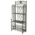 thumbnail image 2 of International Caravan Mandalay Iron Bakers Wine Rack in Antique Black, 2 of 2
