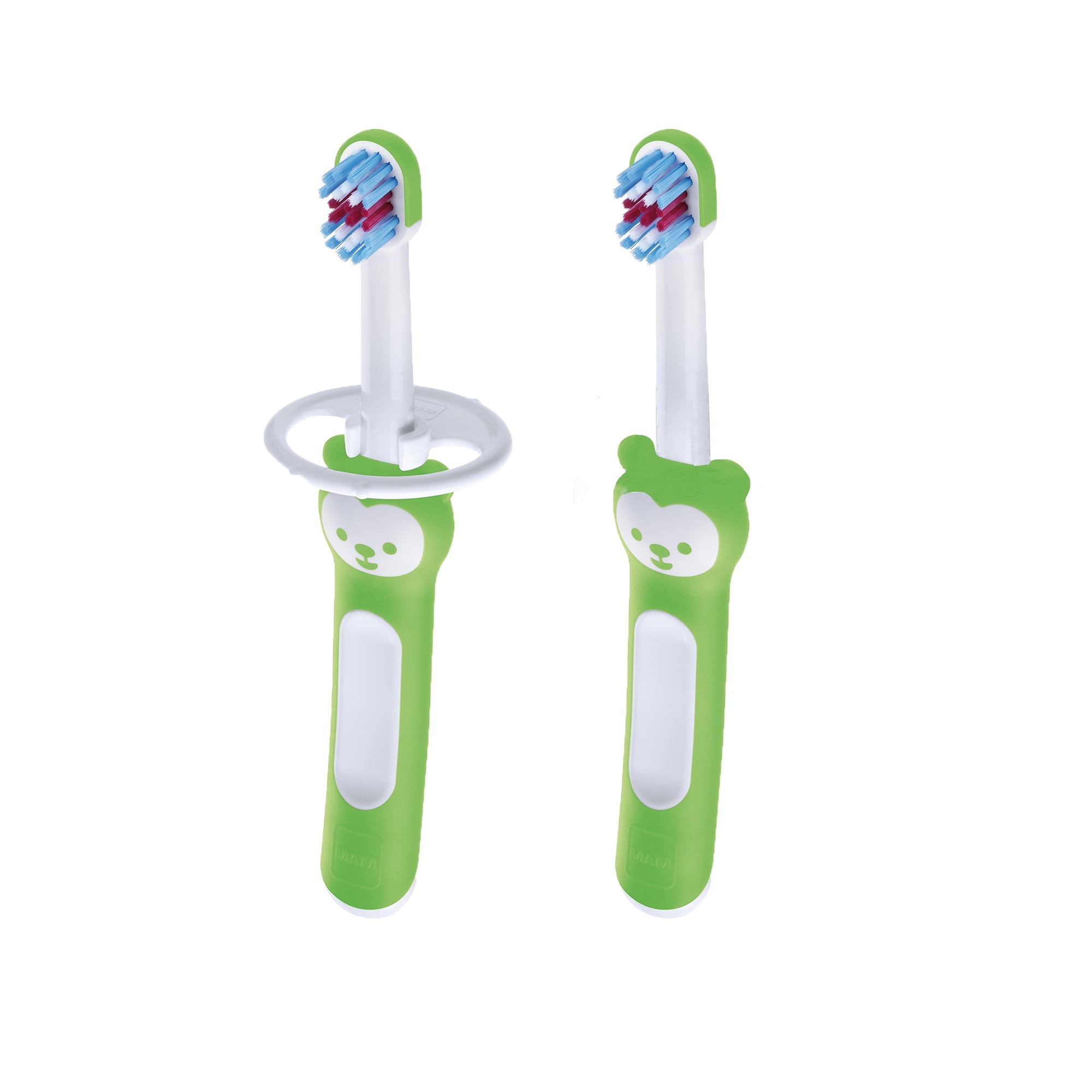 MAM Baby Toothbrush, Baby's Brush, Unisex, 6+ Months, 2Count Walmart