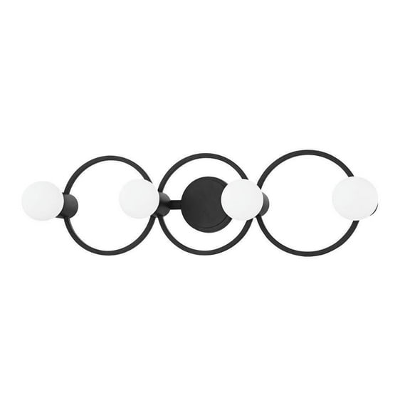 4 Light Vanity Light-8.25 inches Tall and 28 inches Wide Bailey Street Home 735-Bel-4623881