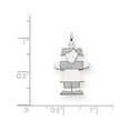 thumbnail image 3 of 14K White Gold Kid Charm (25 X 15) Made In United States xk1107w, 3 of 3