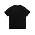 thumbnail image 2 of Camiseta informal con gráfico de barra de chocolate para mujer: suave, cuello redondo, manga corta, lavable a máquina, negra, con diseño vintage, perfecta para primavera y verano, ideal para deportes, 2 of 6