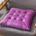thumbnail image 6 of HomeLife Solid Color Chair Cushion 15.7in Square Seat Cushion with Straps Floor Cushion Colors to Choose Seat Cushion, 6 of 13