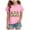 A19-Pink, variant on Hessimy Girls Short Sleeve Tops Casual Crewneck T Shirts Kids Babydoll Tunic Tees Blouses(Red,7-8 Years)