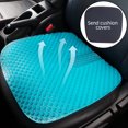 thumbnail image 5 of TPE Gel Cushion Honeycomb Egg Cushion Double Square Office Breathable Chair Cushion Ice Cushion Car Seat Cushion, 5 of 7