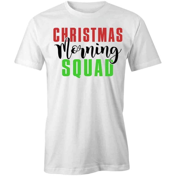 Christmas Morning T-Shirt | Cool Xmas White Tee Gift