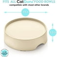 thumbnail image 3 of CatGuru Food Table for Cat Bowl, Non Slip Pet Feeding Station for Cat Food Bowls, Raised Stand for Food and Water Cat Bowls, Elevated Cat Feeder, Stress Free Pet Dish Stand (Sand), 3 of 6