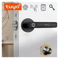 thumbnail image 2 of Fingerprint Door Lock for bedroom Biometric door Handle knob lock Tuya Keyless Smart Electric Security Locks ,Security Locking, 2 of 7