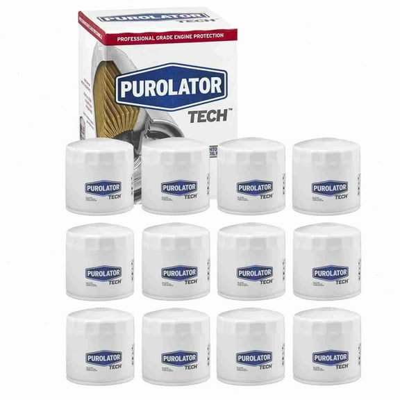 12 pc Purolator TECH TL14670 Engine Oil Filters for 0-451-103-004 0-451-103-005 0-451-103-011 0-451-103-012 0-451-103-025 0-986-452-003 0-986-452-903 00120-00005 00120-00007 0141-15-11-10