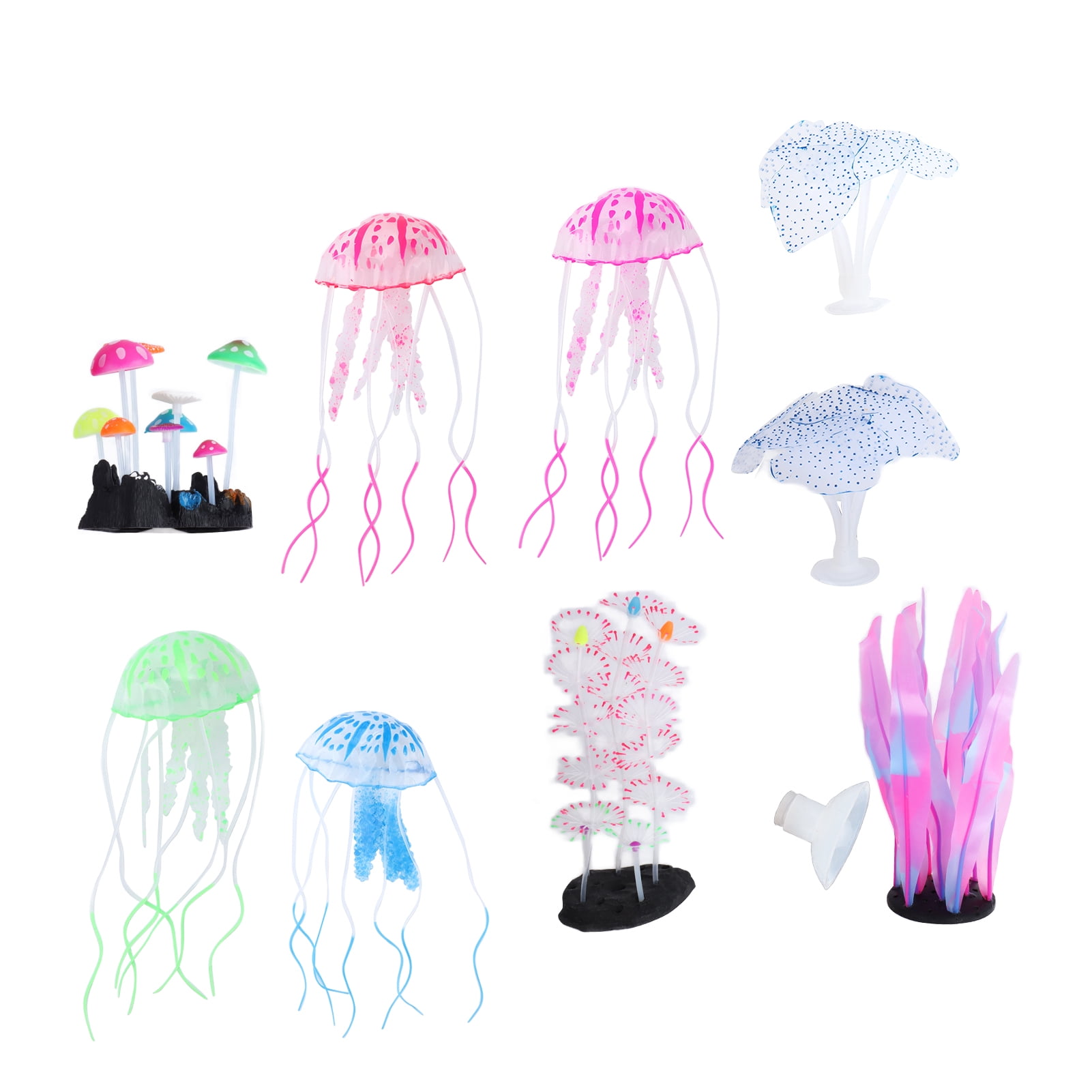 Fish Tank Landscaping, Toughness Durable Glowing Fish Tank Decorations Non Toxic  for Aquarium for Fish Tank