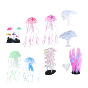 Fish Tank Landscaping, Toughness Durable Glowing Fish Tank Decorations Non Toxic  for Aquarium for Fish Tank