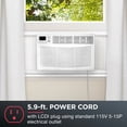 thumbnail image 4 of Amana 6,000 BTU 115V Window-Mounted Air Conditioner with Remote Control, AMAP061CW, 4 of 11