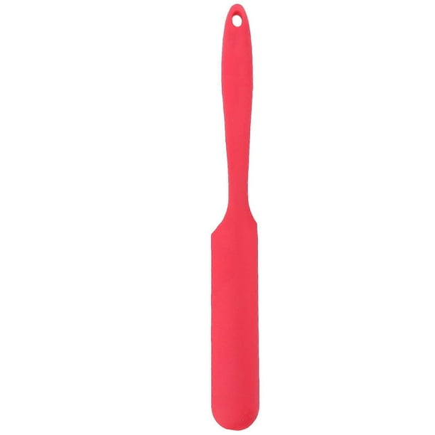 Silicone Spatula for Home Use Heat Resistant and with Long Grip Handle Red 1 Piece