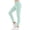 Green, variant on Girls Athletic Leggings with Pockets Kids High Waisted Dance Pants Yoga Workout Running Cheer Gymnastics Tights Khaki,7-8Years