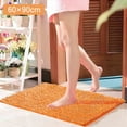 thumbnail image 1 of Clearance! Kingtowag Bathroom Rugs, Orange Bathroom Carpet Absorbent Bathroom Mat Soft and Comfortable Furry Durable Thickened Bathroom Carpet Machine Washable Reusable, Bath Mat 1Pc Bathroom Mat, 1 of 9
