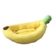 thumbnail image 1 of Billuyoard Cama para mascotas de terciopelo cristalino con forma de zanahoria para un sueño confortable. Suministros para mascotas: cama para Perchas para gatos Amarillo METRO, 1 of 6