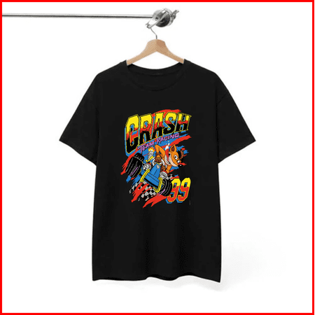 Crash Team Racing CTR Nitro Fueled PlayStation Retro Racing Game T-Shirt V15498n S – 5XL