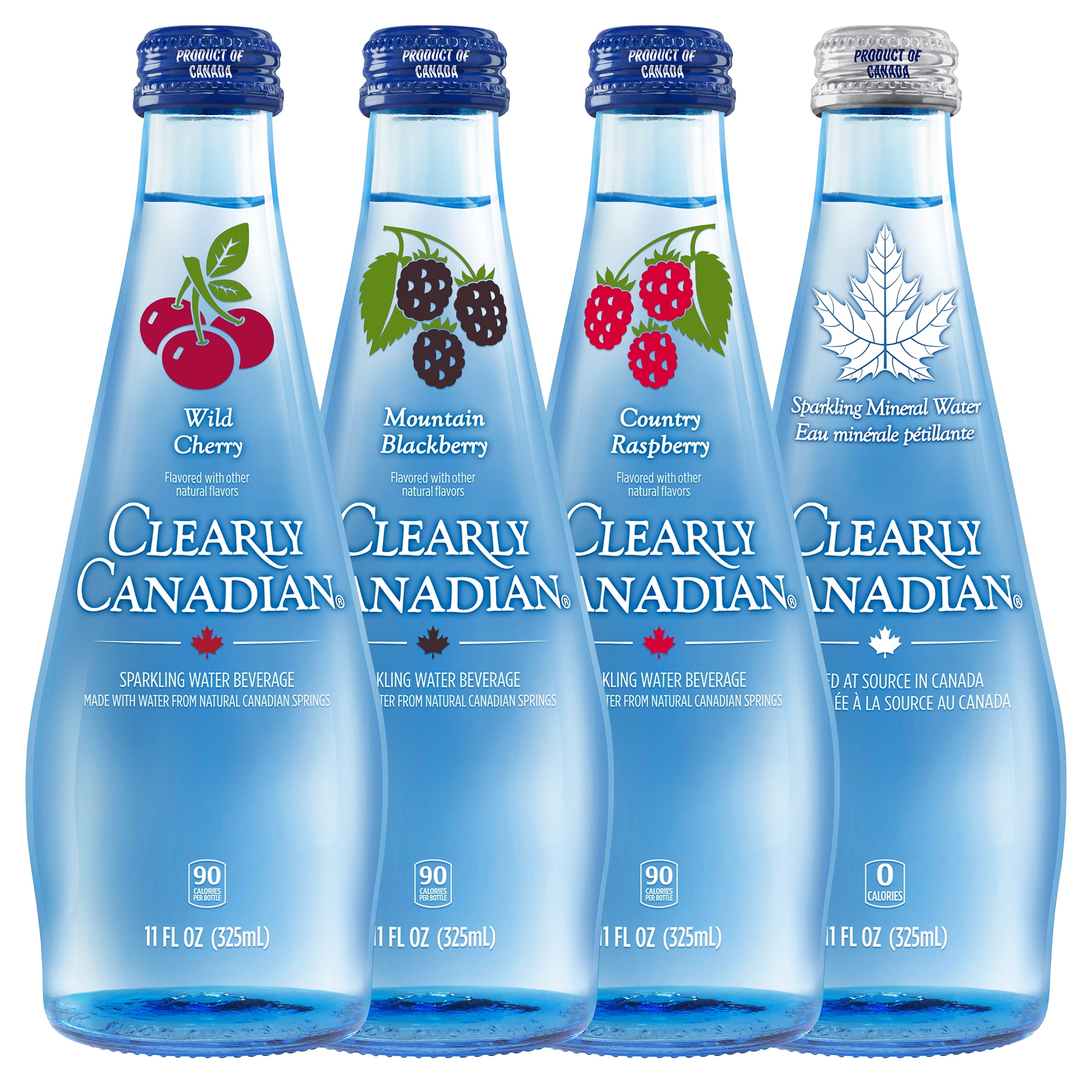 Clearly Canadian Sparkling Water Variety 12 Count, 11 fl oz