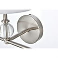 thumbnail image 4 of Bethany 3 lights bath sconce in satin nickel with white fabric shade, 4 of 5
